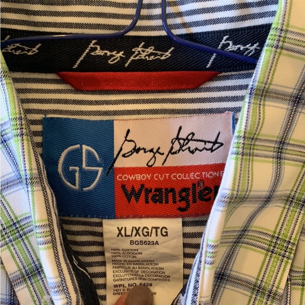 George straight boys button down